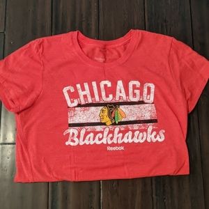 Women's Reebok Chicago Blackhawks Shirt Sz L